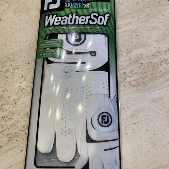 FootJoy Women's WeatherSof Two Regular Left Med. Large Golf‎ Gloves - Picture 1 of 6
